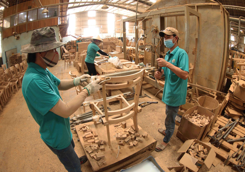 Wooden furniture a key export for Vietnam to major markets including the US, Japan, RoK, and India. (Photo: VNA) 