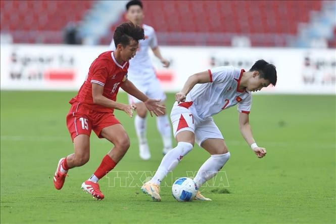 U22 Vietnam open their SEA Games 33 journey with a 2-1 victory over Laos on December 3 (Photo: VNA)