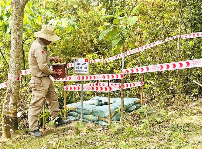 Mine clearance completed at the historic Quang Tri Citadel (Photo: VNA)