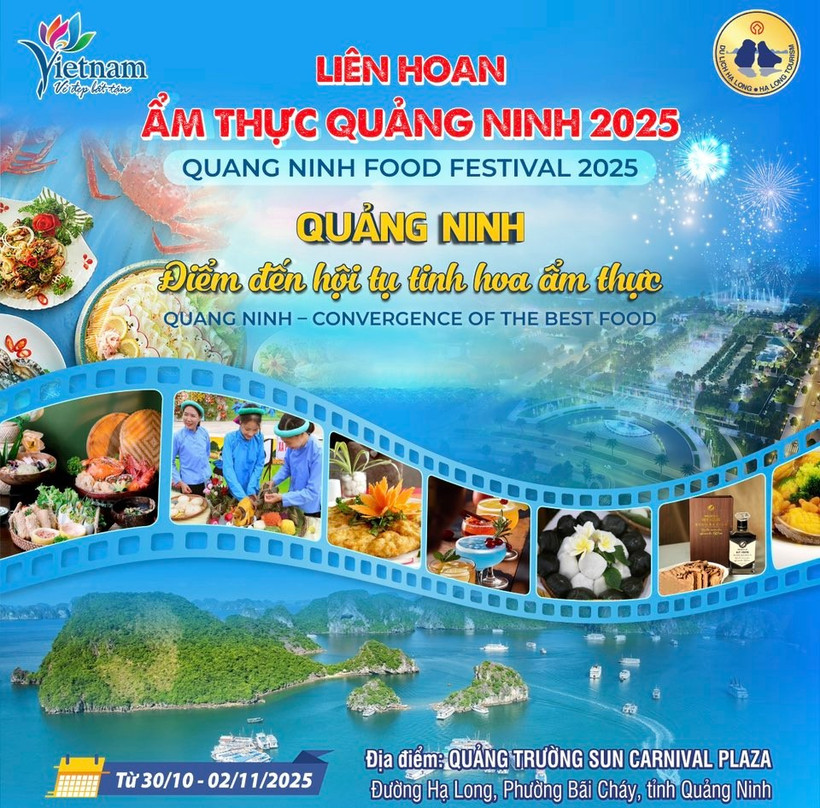 The Quang Ninh Food Festival 2025 is scheduled to take place from October 30 to November 2.