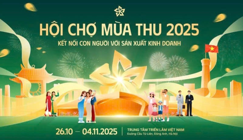 The Autumn Fair 2025 is scheduled to take place at the Vietnam Exposition Centre in Hanoi's Dong Anh commune from October 15 to November 4. (Photo: Ministry of Industry and Trade)
