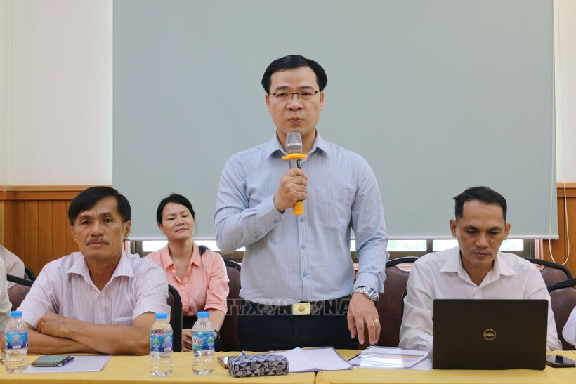 Nguyen Minh Nhut, Deputy Head of the Department of Socio-Cultural Affairs of the Ho Chi Minh City People’s Council, speaks at the event. (Photo: VNA)