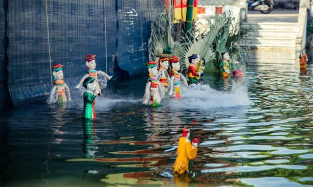 Water puppetry of Vietnam will be performed at the International Puppetry Festival 2025 in November in Quang Ninh province. (Photo: VNA) 