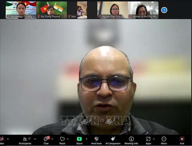 Sachin Kumar, deputy head of trade promotion and government relations at the Trade Promotion Council of India (Photo: VNA)