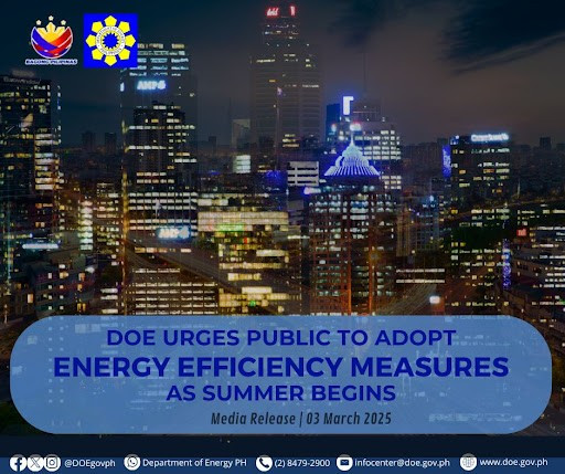 The Philippines urges the public to adopt energy efficiency measures. (Photo: doe.gov.ph)