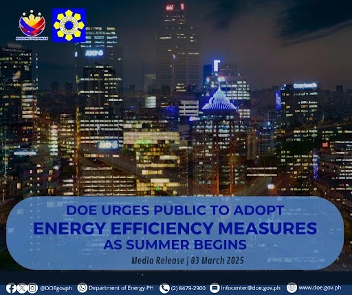 The Philippines urges the public to adopt energy efficiency measures. (Photo: doe.gov.ph)