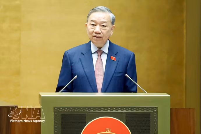Party General Secretary and State President To Lam (Photo: VNA)