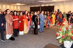 Participants at the homeland spring programme held in Brussels, on January 19 by the Vietnamese Embassy in Belgium, which is also in charge of Luxembourg. (Photo: VNA)