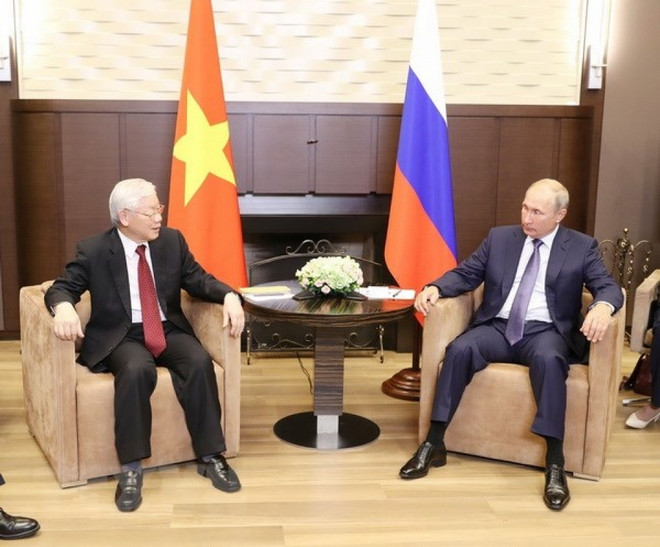 Vietnamese, Russian leaders exchange greetings on friendship ties anniversary ảnh 1 Vietnamese, Russian leaders exchange greetings on friendship ties anniversary ảnh 1