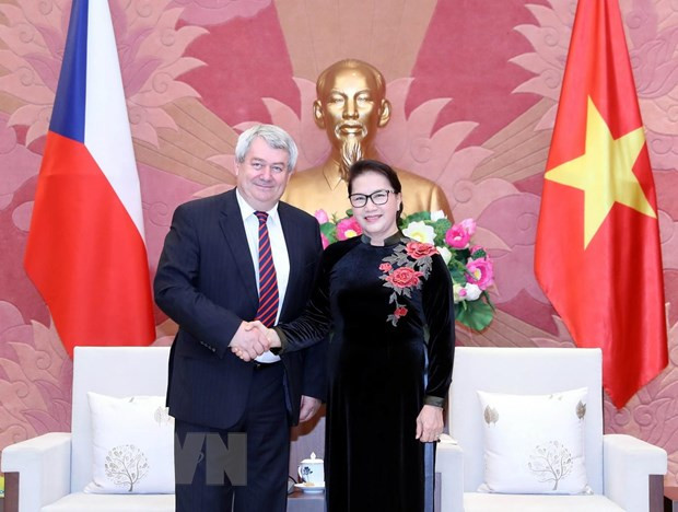 Top legislator greets Vice Chairman of Czech lower house ảnh 1 Top legislator greets Vice Chairman of Czech lower house ảnh 1