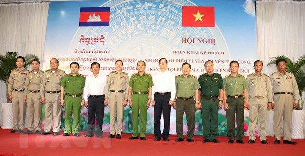 Drug crime crackdown launched along Vietnam-Cambodia border ảnh 1
