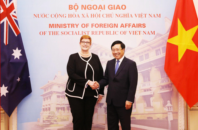 Vietnamese, Australian Foreign Ministers hold talks ảnh 1 Vietnamese, Australian Foreign Ministers hold talks ảnh 1