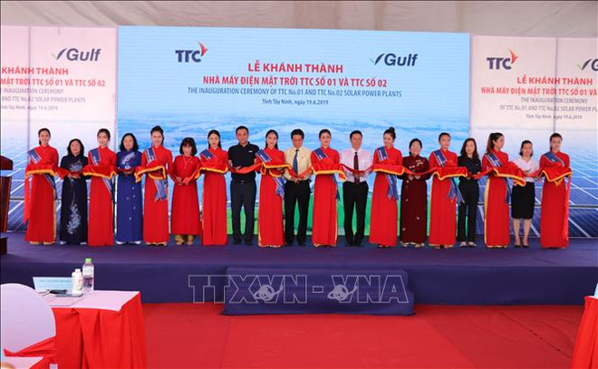 Two solar power plants become operational in Tay Ninh ảnh 1 Two solar power plants become operational in Tay Ninh ảnh 1