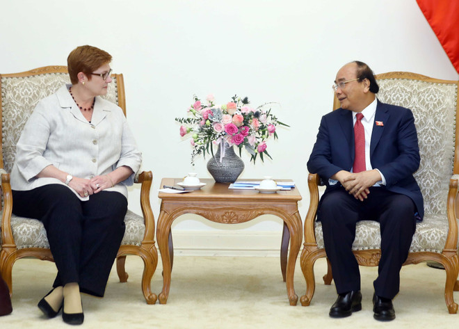 Prime Minister welcomes Australian Foreign Minister ảnh 1 Prime Minister welcomes Australian Foreign Minister ảnh 1