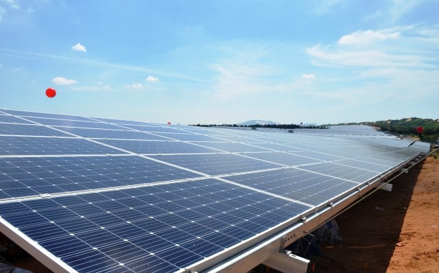 Solar power plant in Binh Thuan inaugurated ảnh 1 Solar power plant in Binh Thuan inaugurated ảnh 1
