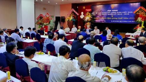 Catholic solidarity committee reviews 2017 work ảnh 1