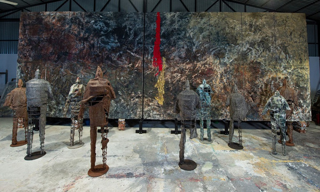 Vietnamese painter holds solo exhibition in Italy for first time ảnh 2 Vietnamese painter holds solo exhibition in Italy for first time ảnh 2