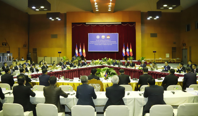 Fronts of Cambodia, Laos, Vietnam reinforce cooperation ảnh 1 Fronts of Cambodia, Laos, Vietnam reinforce cooperation ảnh 1