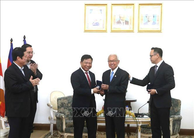 Delegations extend greetings to Cambodia on Chol Chnam Thmey ảnh 1 Delegations extend greetings to Cambodia on Chol Chnam Thmey ảnh 1