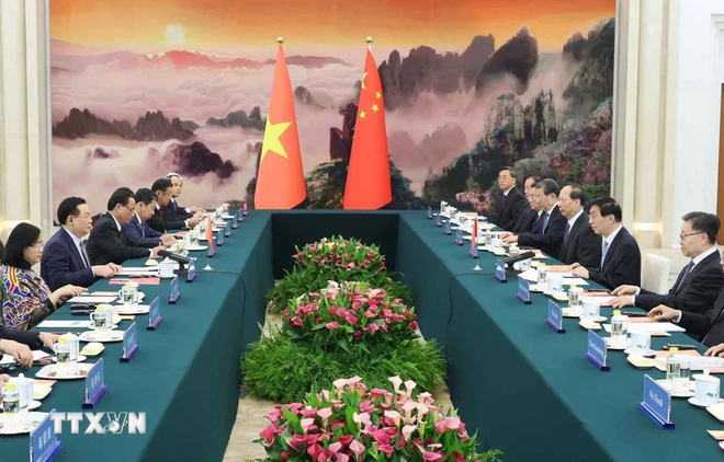 NA Chairman meets Chinese front leader ảnh 2 NA Chairman meets Chinese front leader ảnh 2