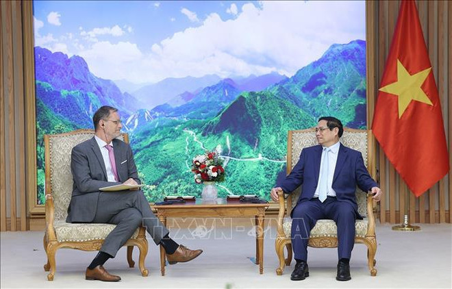 Prime Minister receives new French Ambassador to Vietnam ảnh 1 Prime Minister receives new French Ambassador to Vietnam ảnh 1