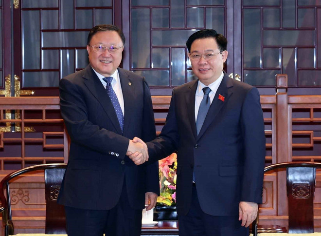 Top legislator receives heads of China’s leading corporations ảnh 2 Top legislator receives heads of China’s leading corporations ảnh 2
