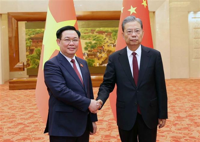 Top Vietnamese, Chinese legislators hold talks ảnh 1 Top Vietnamese, Chinese legislators hold talks ảnh 1