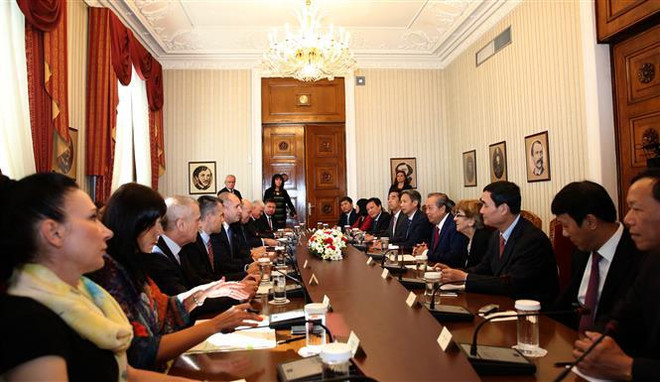 Bulgarian President meets Deputy PM Truong Hoa Binh ảnh 2 Bulgarian President meets Deputy PM Truong Hoa Binh ảnh 2