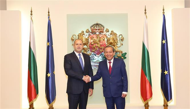 Bulgarian President meets Deputy PM Truong Hoa Binh ảnh 1