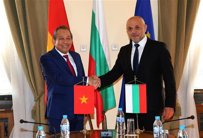 Bulgarian President meets Deputy PM Truong Hoa Binh ảnh 3