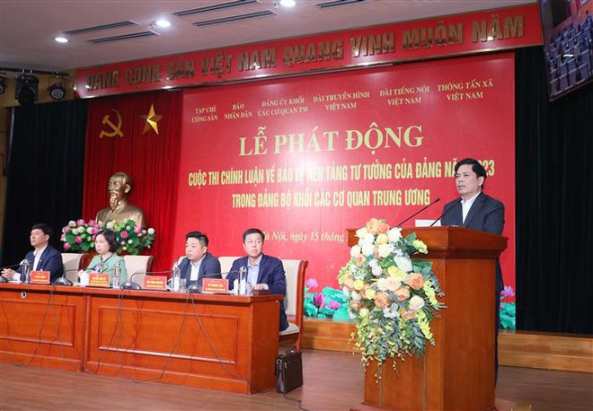 Contest on protecting Party's ideological foundation 2023 launched ảnh 2 Contest on protecting Party's ideological foundation 2023 launched ảnh 2
