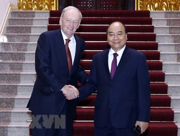 Government leader hosts former Canadian PM ảnh 1 Government leader hosts former Canadian PM ảnh 1