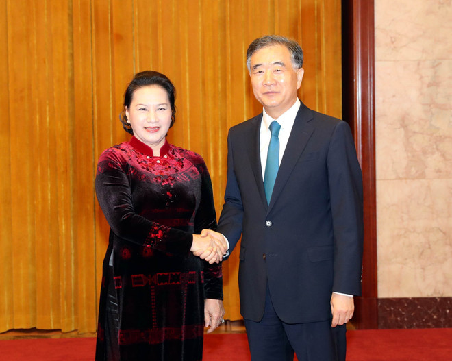 NA leader meets head of Chinese People’s Political Consultative Conference ảnh 1 NA leader meets head of Chinese People’s Political Consultative Conference ảnh 1