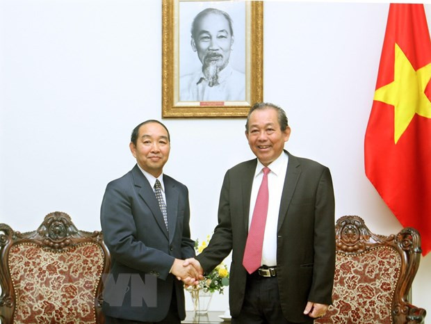 Deputy PM welcomes Chief Judge of Lao Supreme Court ảnh 1 Deputy PM welcomes Chief Judge of Lao Supreme Court ảnh 1