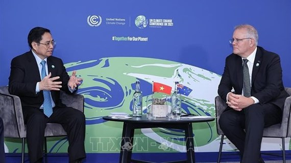 PM meets with Australian counterpart, EC President on sidelines of COP26 ảnh 1