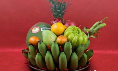 Tet fruit tray, indispensible part of Vietnamese culture ảnh 1