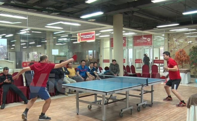 Table tennis tourney connects overseas Vietnamese in Russia ảnh 1