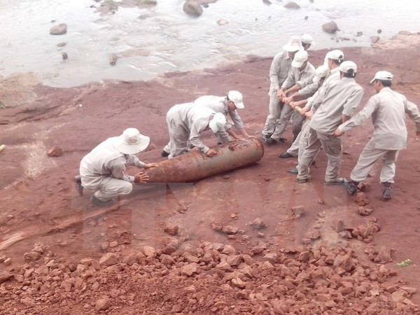 Thai Binh removes 250 kg wartime bomb ảnh 1