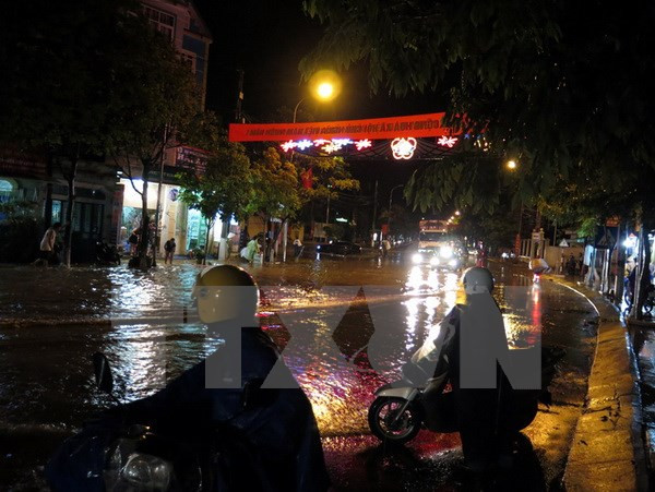 Whirlwinds uproot trees, collapse houses in central region ảnh 1 Whirlwinds uproot trees, collapse houses in central region ảnh 1