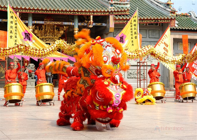Lion dance teams to celebrate mid-Autumn festival ảnh 1