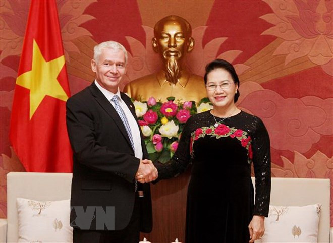 NA Chairwoman welcomes Hungarian chief prosecutor ảnh 1 NA Chairwoman welcomes Hungarian chief prosecutor ảnh 1