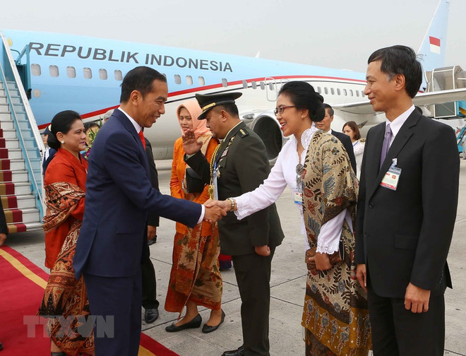 Indonesian President Widodo pays State visit to Vietnam ảnh 1 Indonesian President Widodo pays State visit to Vietnam ảnh 1