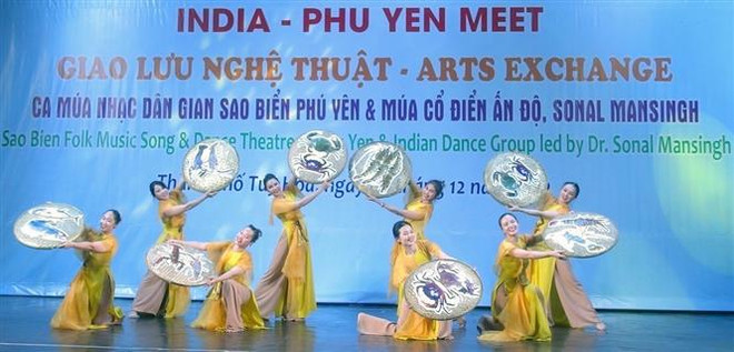 Classical Indian dances performed in Phu Yen province ảnh 1 Classical Indian dances performed in Phu Yen province ảnh 1