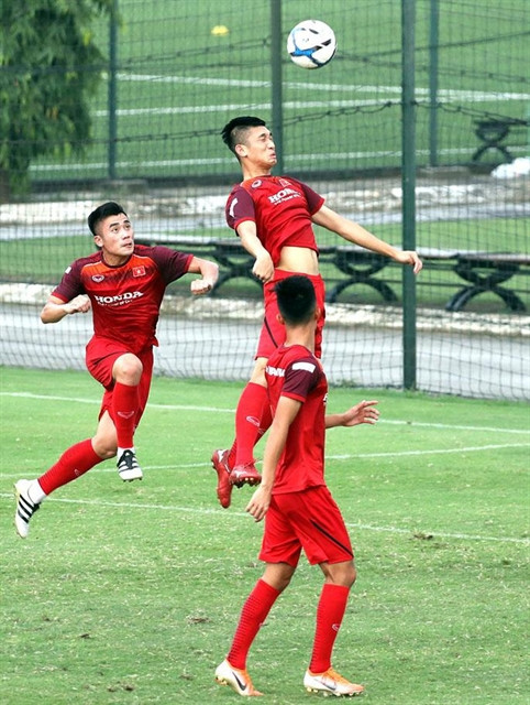 Vietnam, Myanmar in friendly warm-up for SEA Games ảnh 1 Vietnam, Myanmar in friendly warm-up for SEA Games ảnh 1