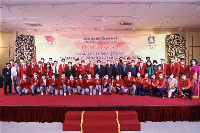 Vietnamese delegation sent off to Tokyo 2020 Olympics ảnh 2 Vietnamese delegation sent off to Tokyo 2020 Olympics ảnh 2