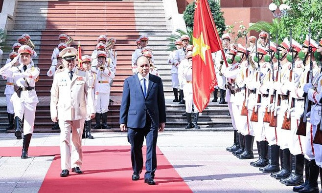 President spotlights important role of public security forces ảnh 1