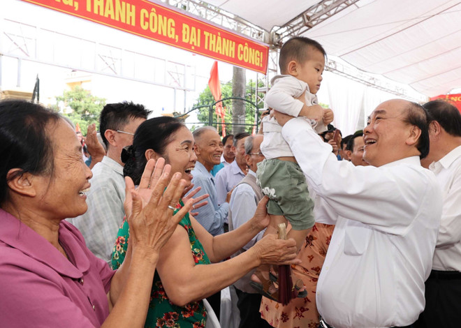 PM joins Hai Duong people in great national solidarity festival ảnh 1