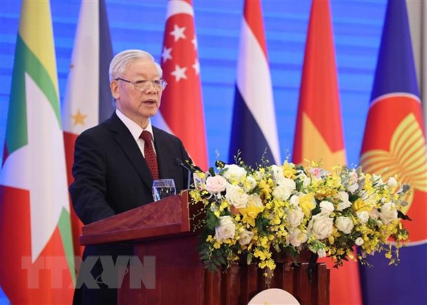 Top Vietnamese leader affirms maintaining peaceful, stable, cohesive and united ASEAN region ảnh 1 Top Vietnamese leader affirms maintaining peaceful, stable, cohesive and united ASEAN region ảnh 1