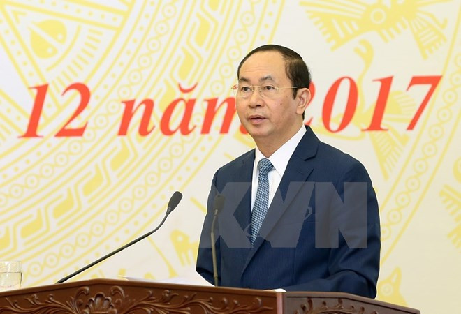 President: 2017 achievements – prerequisites for VN’s sustainable development ảnh 1 President: 2017 achievements – prerequisites for VN’s sustainable development ảnh 1