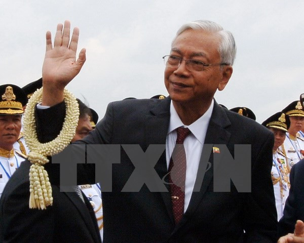 Myanmar President begins visit to China ảnh 1 Myanmar President begins visit to China ảnh 1